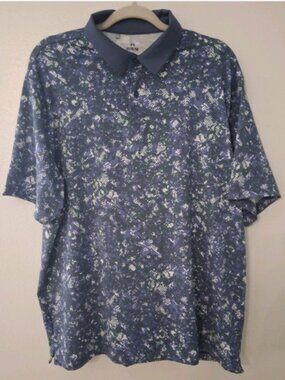 Under Armour Polo Shirt Mens Extra Large Performance Loose Fit Golf Digital Camo